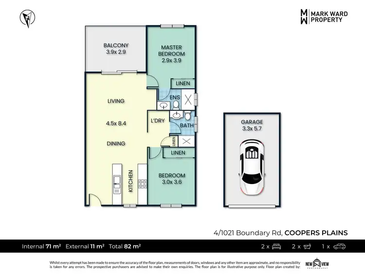 Floorplan of Homely unit listing, 4/1021 Boundary Road, Coopers Plains QLD 4108