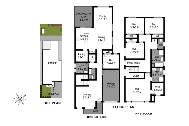 Floorplan of Homely house listing, 12 Holly Crescent, Jordan Springs NSW 2747