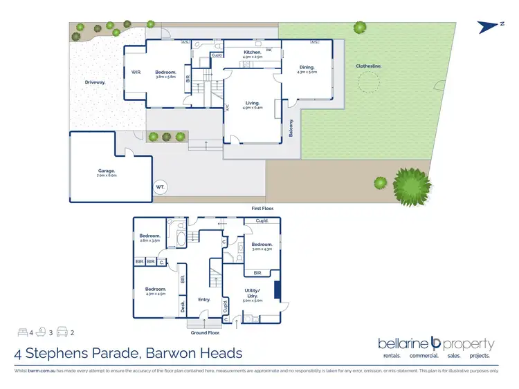 Floorplan of Homely house listing, 4 Stephens Parade, Barwon Heads VIC 3227
