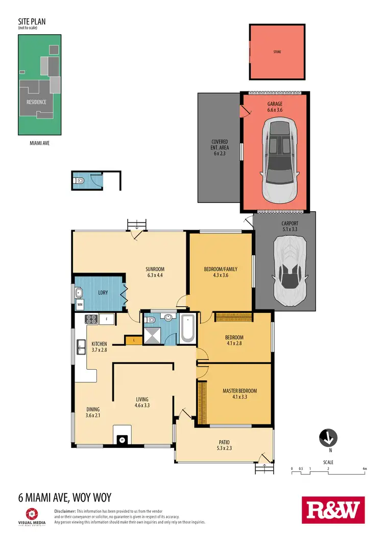 Floorplan of Homely house listing, 6 Miami Avenue, Woy Woy NSW 2256