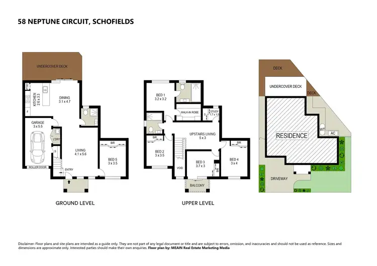 Floorplan of Homely townhouse listing, 58 Neptune Circuit, Schofields NSW 2762