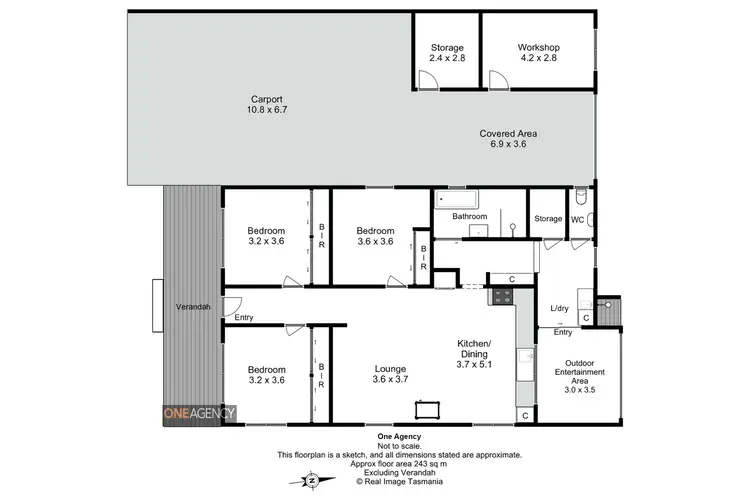 Floorplan of Homely house listing, 22 Boobyalla Drive, Hellyer TAS 7321
