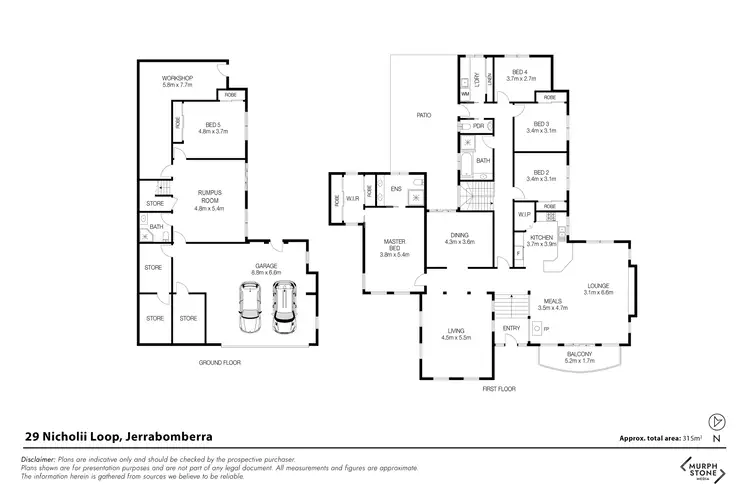 Floorplan of Homely house listing, 29 Nicholii Loop, Jerrabomberra NSW 2619