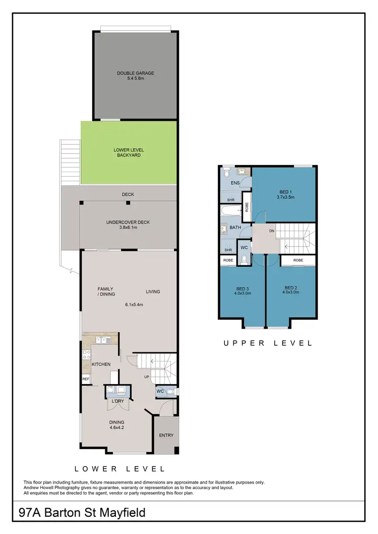 Floorplan of Homely house listing, 97A Barton Street, Mayfield NSW 2304