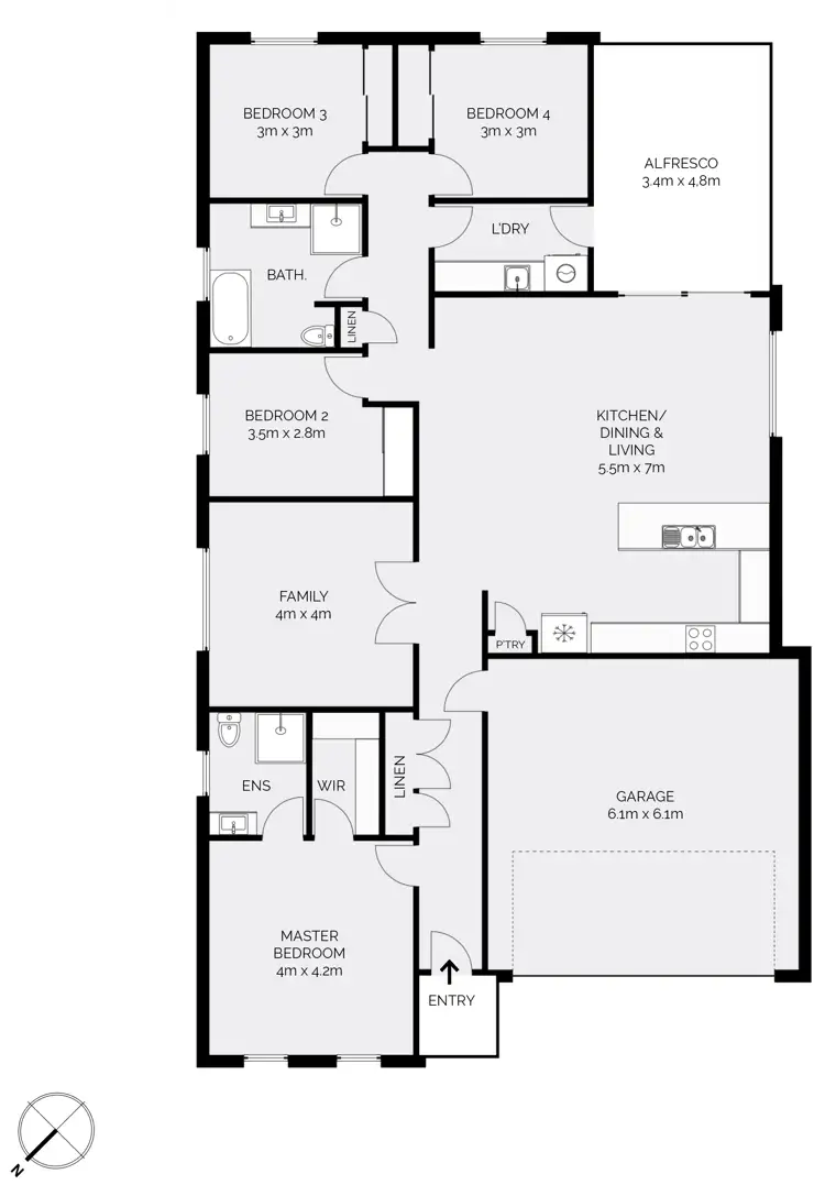 Floorplan of Homely house listing, 4 Yellow Box Place, Gormans Hill NSW 2795