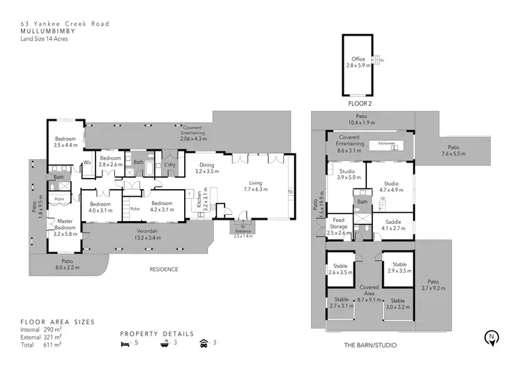 Floorplan of Homely rural property listing, 63 Yankee Creek Road, Mullumbimby Creek NSW 2482