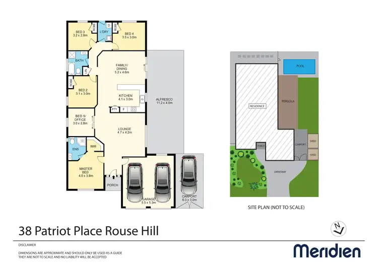 Floorplan of Homely house listing, 38 Patriot Place, Rouse Hill NSW 2155