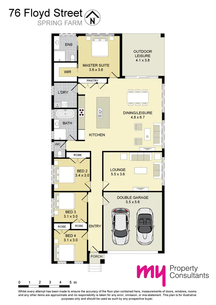 Floorplan of Homely house listing, 76 Floyd Street, Spring Farm NSW 2570