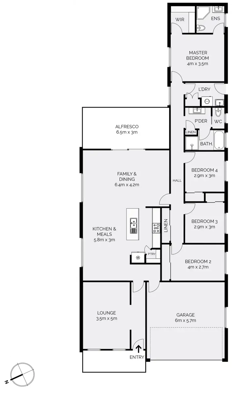 Floorplan of Homely house listing, 52 Westbourne Drive, Llanarth NSW 2795