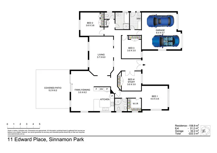 Floorplan of Homely house listing, 11 Edward Place, Sinnamon Park QLD 4073