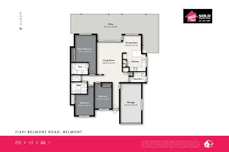 Floorplan of Homely townhouse listing, 7/391 Belmont Road, Belmont QLD 4153