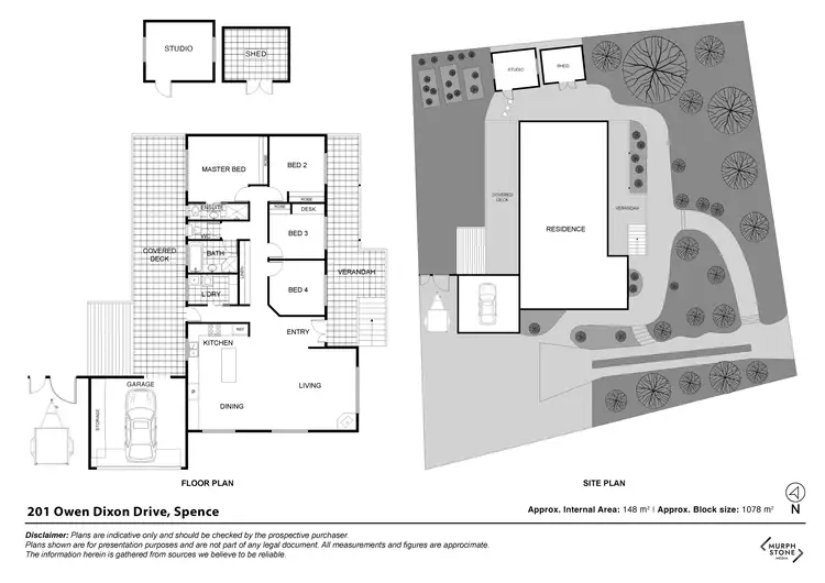 Floorplan of Homely house listing, 201 Owen Dixon Drive, Spence ACT 2615
