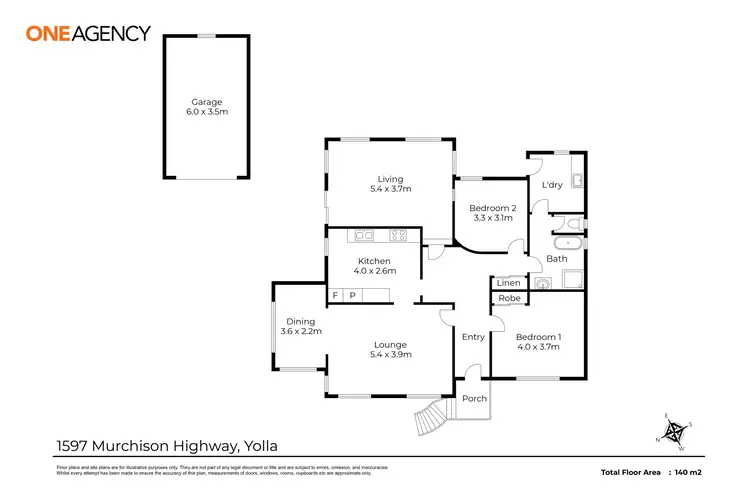 Floorplan of Homely house listing, 1597 Murchison Highway, Yolla TAS 7325