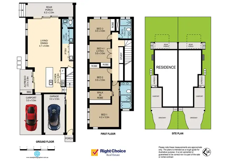 Floorplan of Homely semi-detached listing, 31A Lancaster Drive, Badagarang NSW 2540
