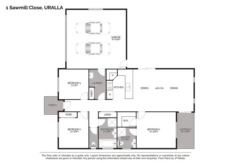 Floorplan of Homely house listing, 1 Sawmill Close, Uralla NSW 2358
