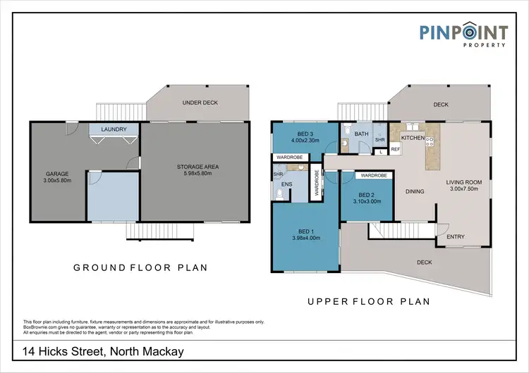 Floorplan of Homely house listing, 14 Hicks Street, North Mackay QLD 4740