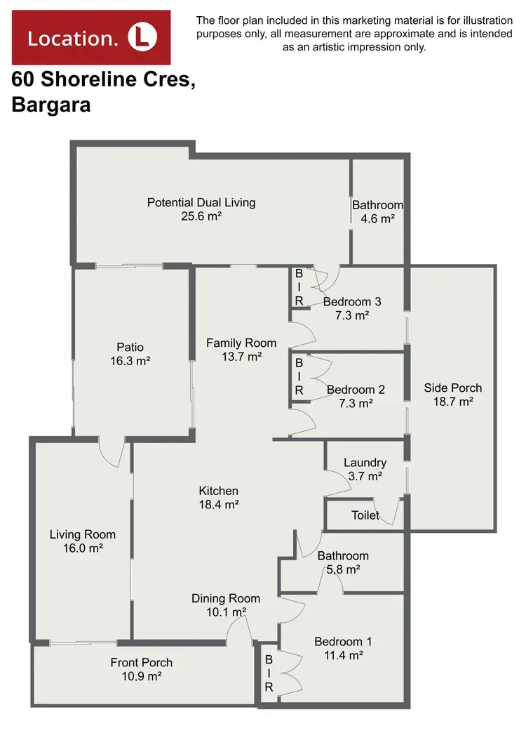 Floorplan of Homely house listing, 60 Shoreline Crescent, Bargara QLD 4670