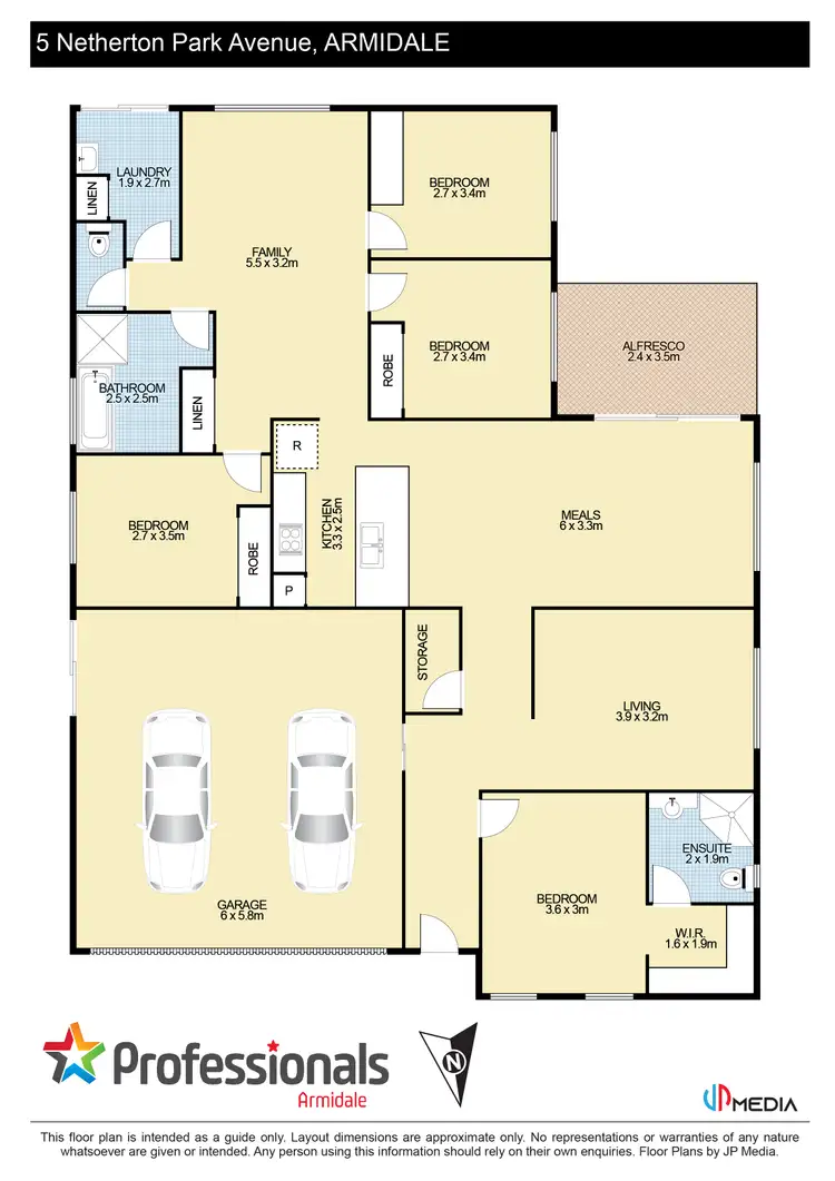 Floorplan of Homely house listing, 5 Netherton Park Avenue, Armidale NSW 2350