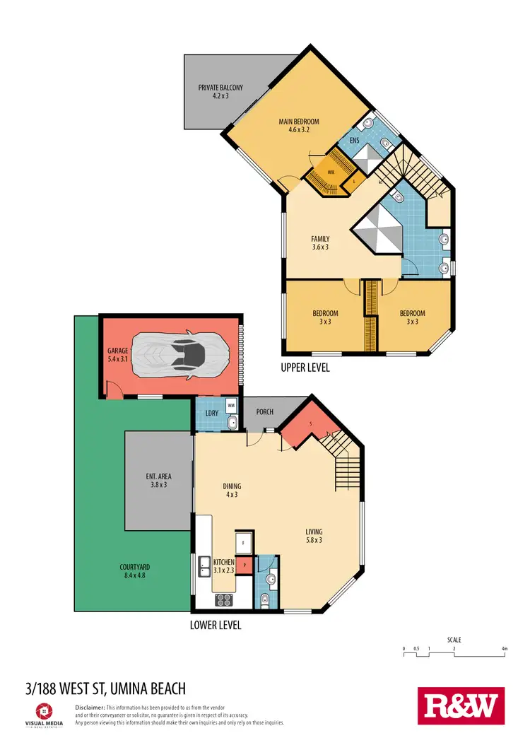 Floorplan of Homely townhouse listing, 3/188 West Street, Umina Beach NSW 2257