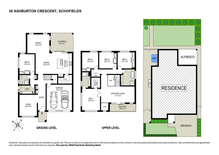 Floorplan of Homely house listing, 36 Ashburton Crescent, Schofields NSW 2762