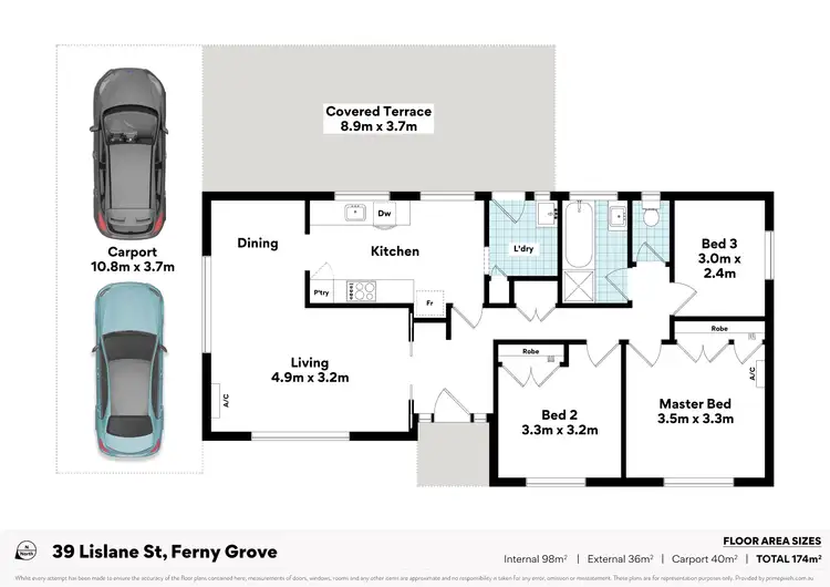 Floorplan of Homely house listing, 39 Lislane Street, Ferny Grove QLD 4055