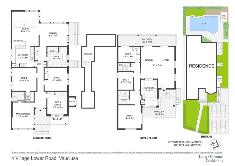 Floorplan of Homely house listing, 4 Village Lower Road, Vaucluse NSW 2030
