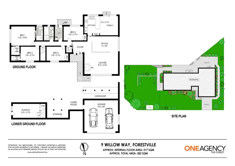 Floorplan of Homely house listing, 9 Willow Way, Forestville NSW 2087