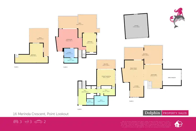 Floorplan of Homely house listing, 16 Merinda Crescent, Point Lookout QLD 4183