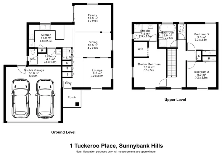 Floorplan of Homely house listing, 1 Tuckeroo Place, Sunnybank Hills QLD 4109