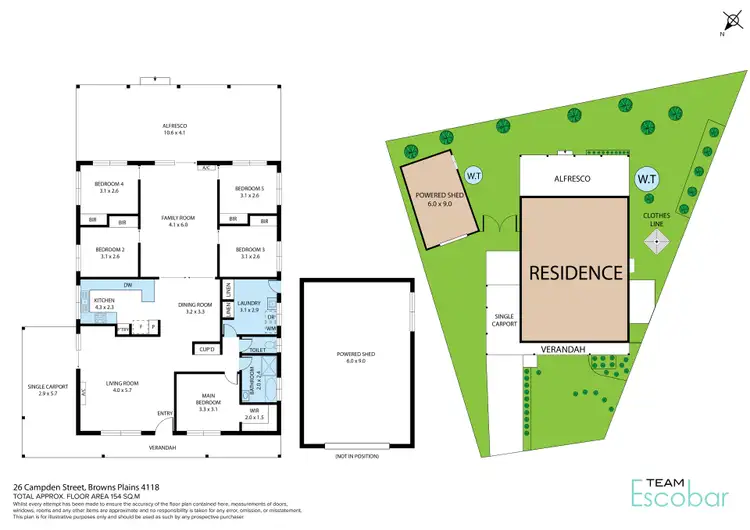 Floorplan of Homely house listing, 26 Campden Street, Browns Plains QLD 4118