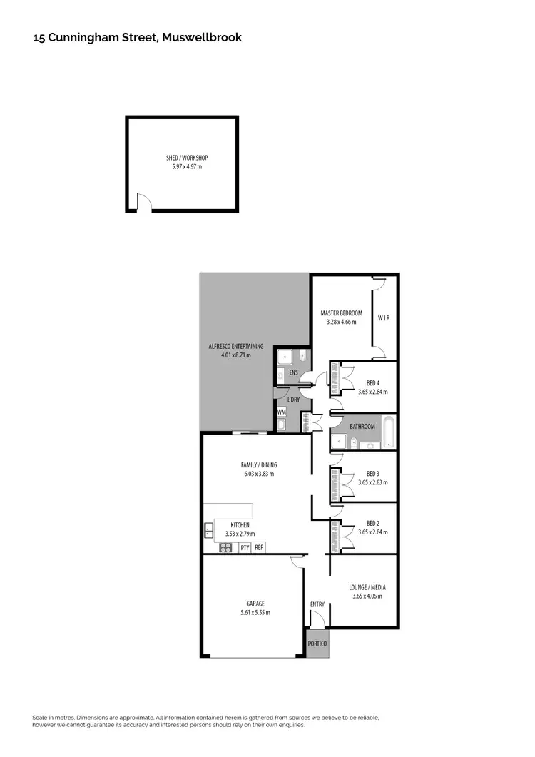 Floorplan of Homely house listing, 15 Cunningham Street, Muswellbrook NSW 2333