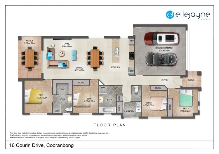 Floorplan of Homely house listing, 16 Courin Drive, Cooranbong NSW 2265