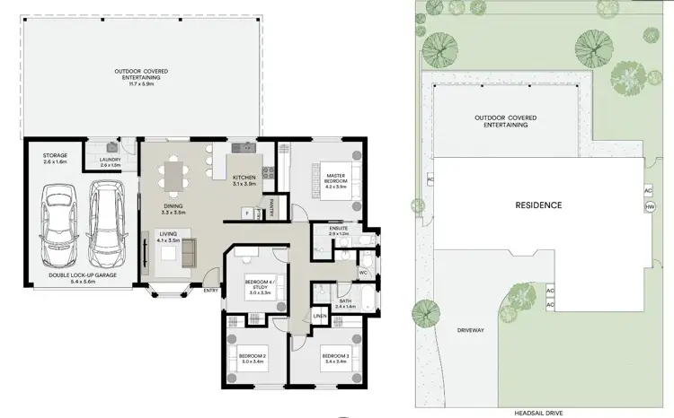 Floorplan of Homely house listing, 20 Headsail Drive, Banksia Beach QLD 4507