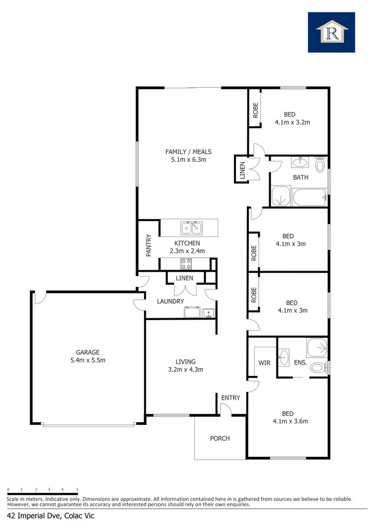 Floorplan of Homely house listing, 42 Imperial Drive, Colac VIC 3250