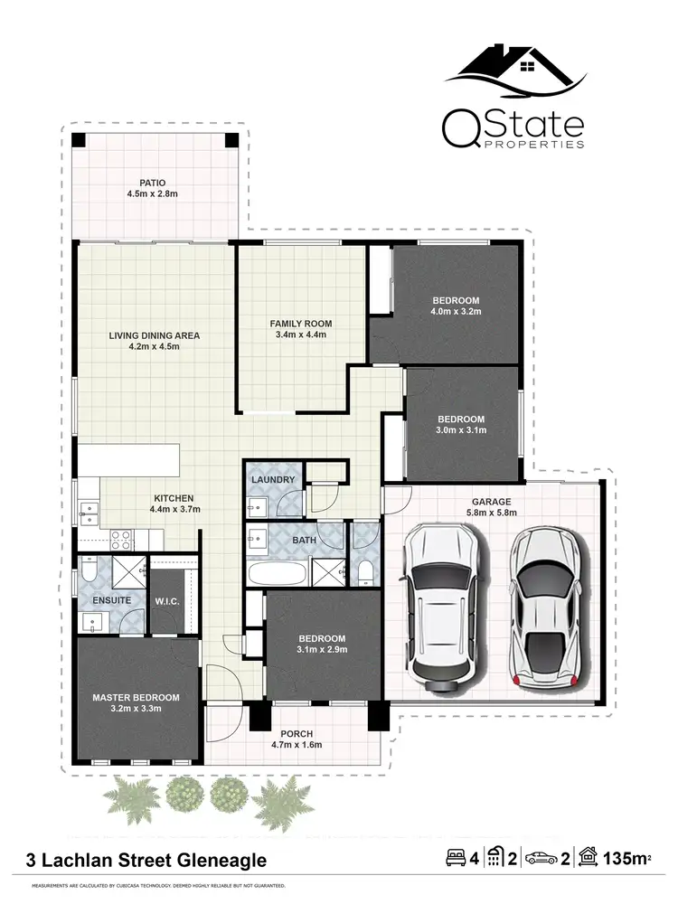 Floorplan of Homely house listing, 3 Lachlan Street, Gleneagle QLD 4285