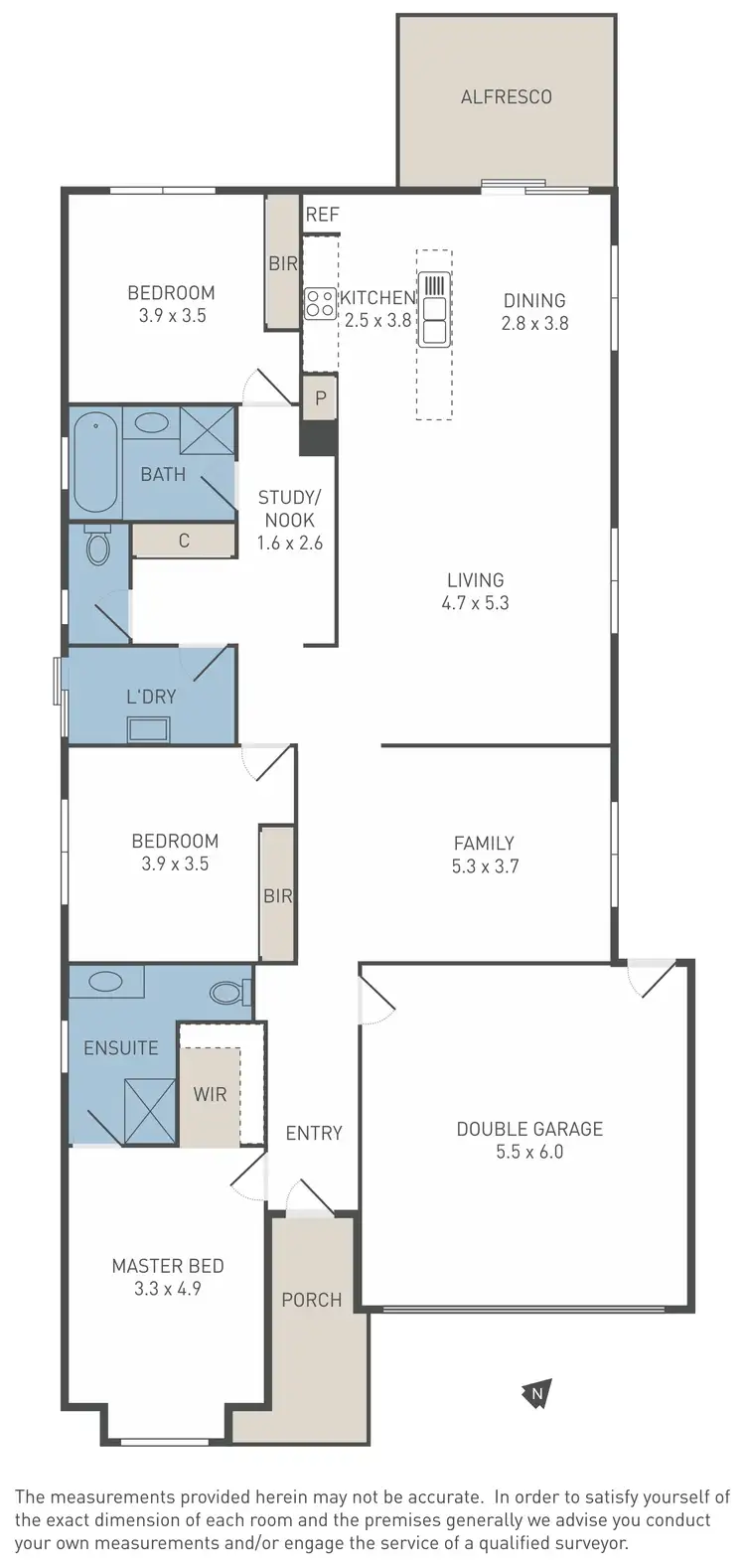 Floorplan of Homely house listing, 119 Pioneer Drive, Aintree VIC 3336