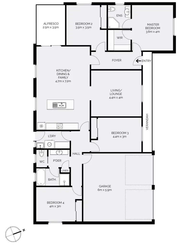 Floorplan of Homely house listing, 12 Carrol Avenue, Eglinton NSW 2795