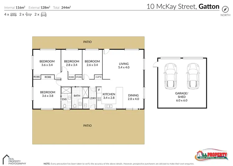 Floorplan of Homely house listing, 10 McKay Street, Gatton QLD 4343