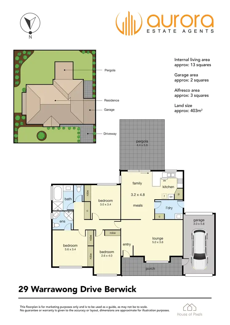 Floorplan of Homely house listing, 29 Warrawong Drive, Berwick VIC 3806