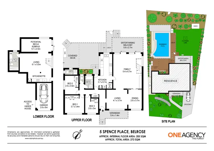 Floorplan of Homely house listing, 5 Spence Place, Belrose NSW 2085