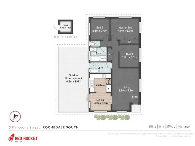 Floorplan of Homely house listing, 3 Kancoona Street, Rochedale South QLD 4123