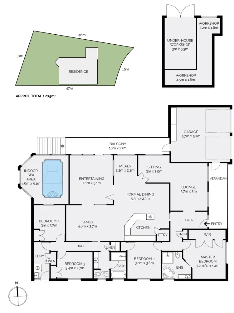 Floorplan of Homely house listing, 61 Lorimer Street, Llanarth NSW 2795