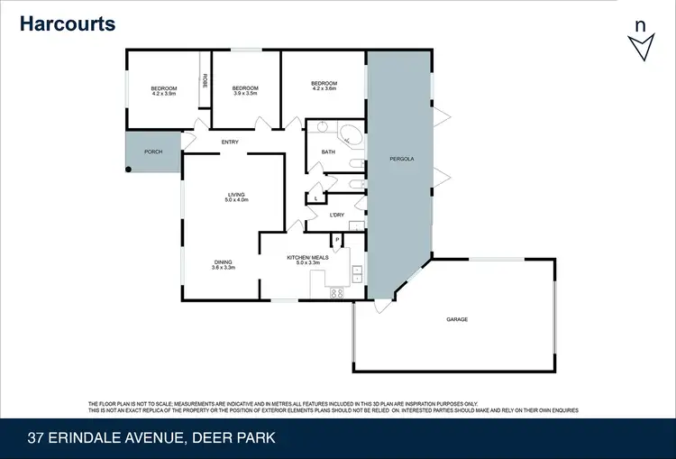Floorplan of Homely house listing, 37 Erindale Avenue, Deer Park VIC 3023