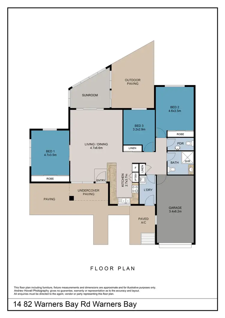 Floorplan of Homely unit listing, 14/82 Warners Bay Road, Warners Bay NSW 2282
