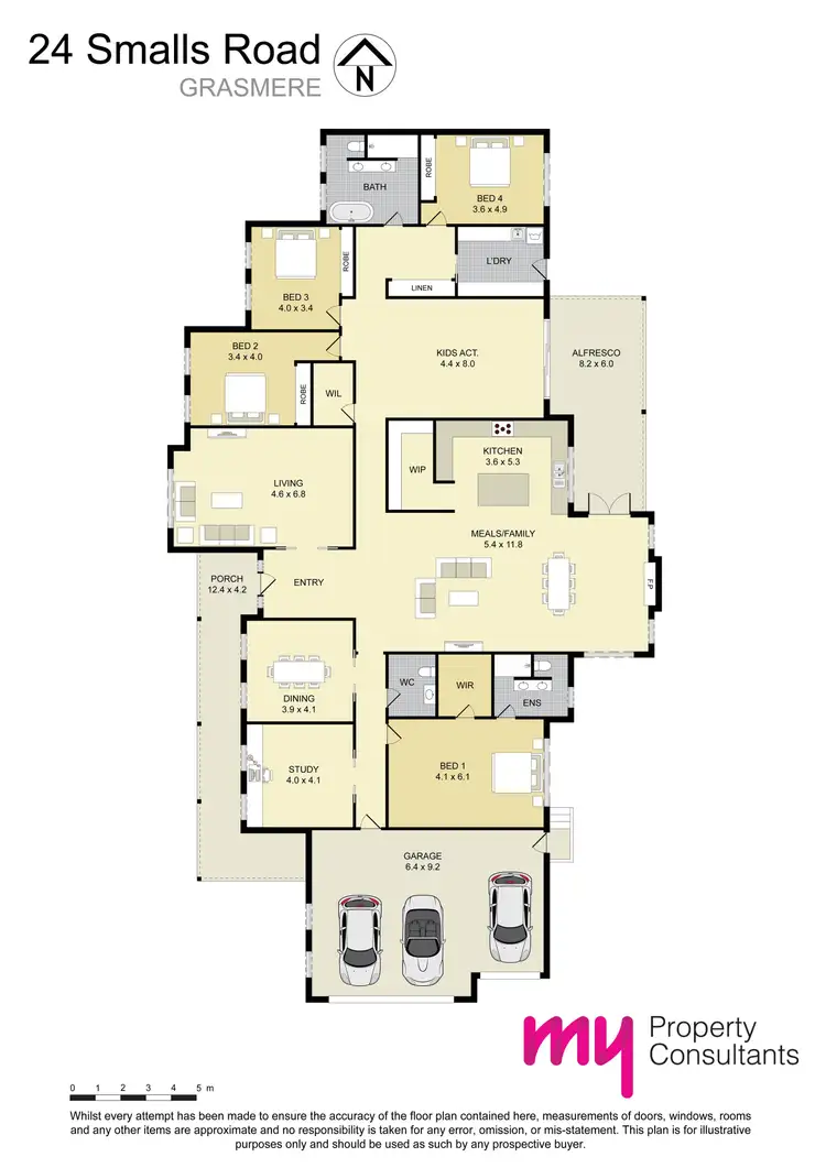 Floorplan of Homely house listing, 24 Smalls Road, Grasmere NSW 2570