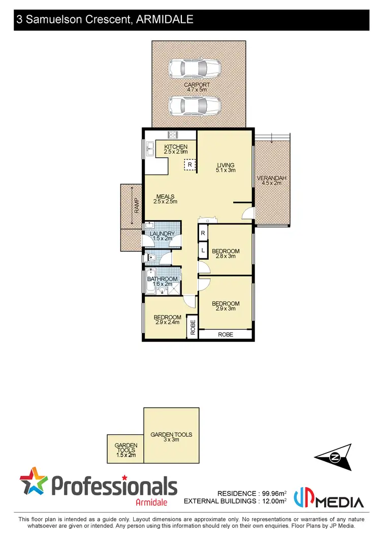 Floorplan of Homely house listing, 3 Samuelson Crescent, Armidale NSW 2350