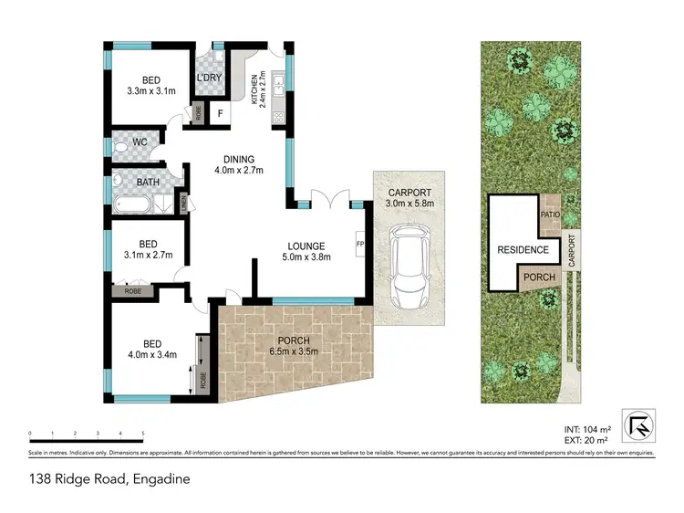 Floorplan of Homely house listing, 138 Ridge Road, Engadine NSW 2233