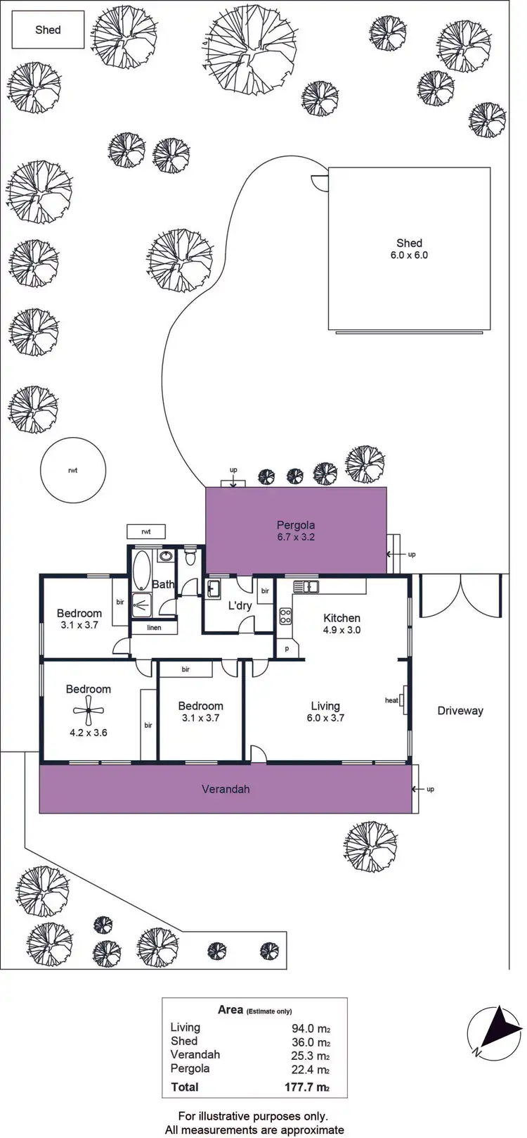 Floorplan of Homely house listing, 4 Glassenbury Street, Goolwa Beach SA 5214