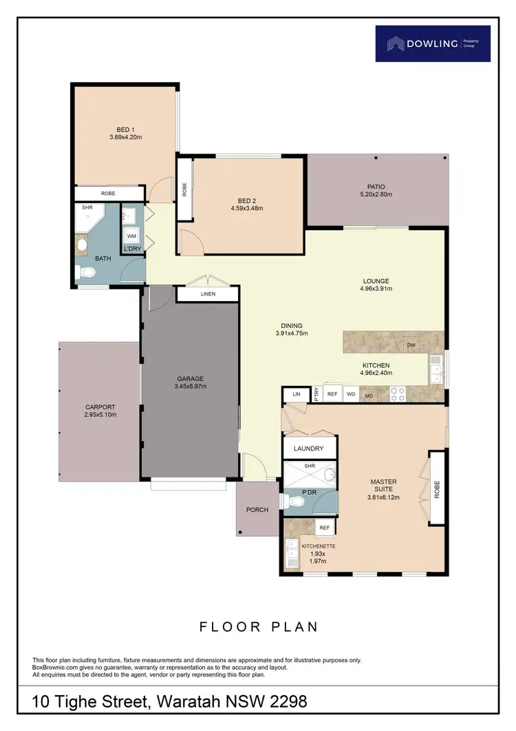 Floorplan of Homely house listing, 10 Tighe Street, Waratah NSW 2298