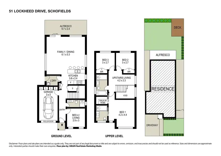 Floorplan of Homely house listing, 51 Lockheed Drive, Schofields NSW 2762